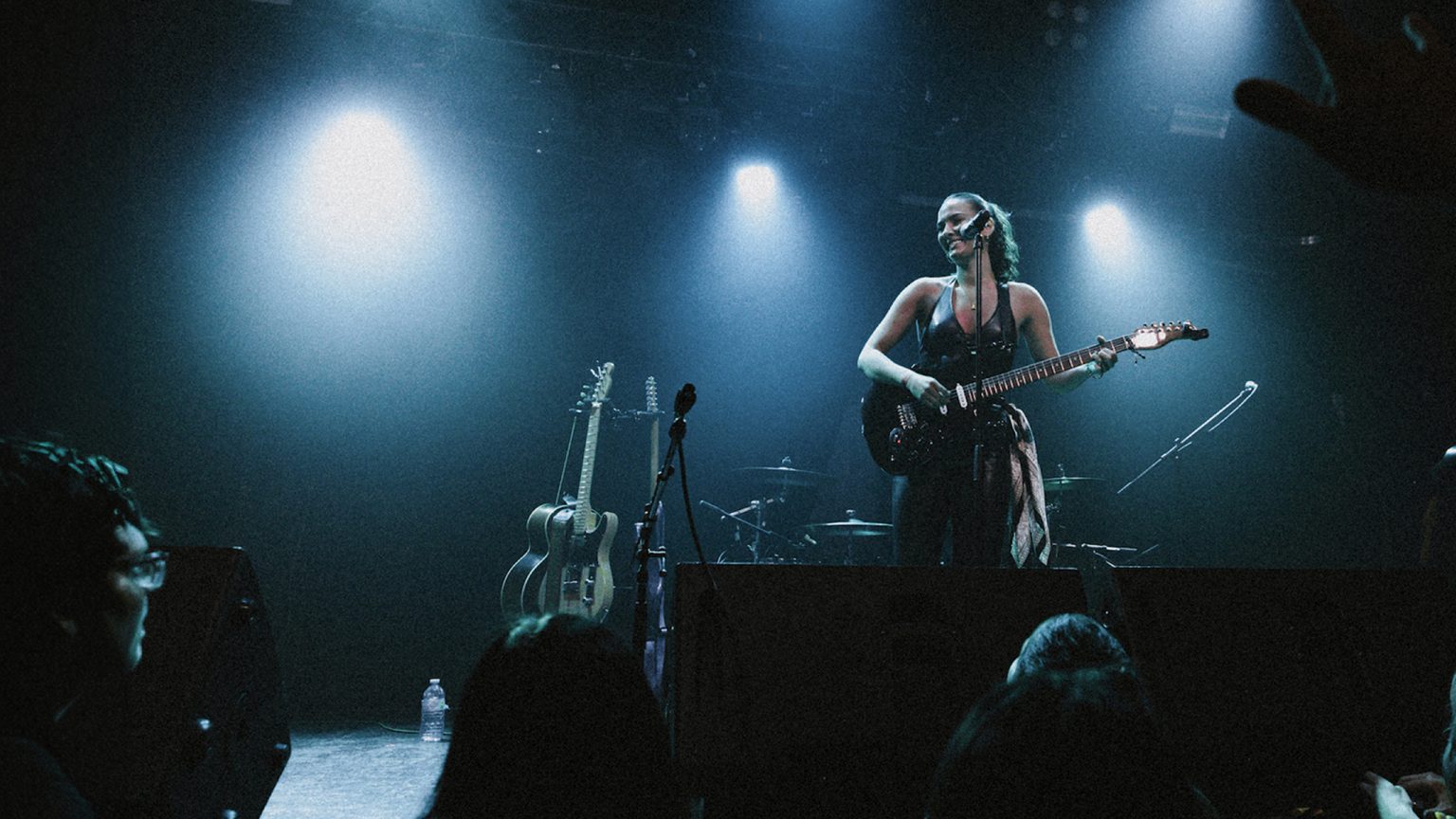 A live performance at Blue Frog Studios