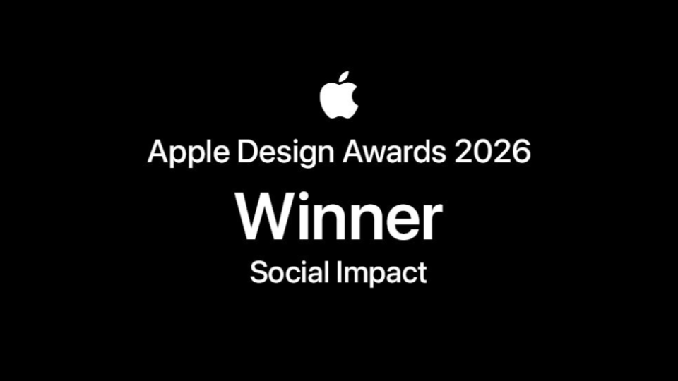 Apple Design Awards 2026 winner graphic for Primary