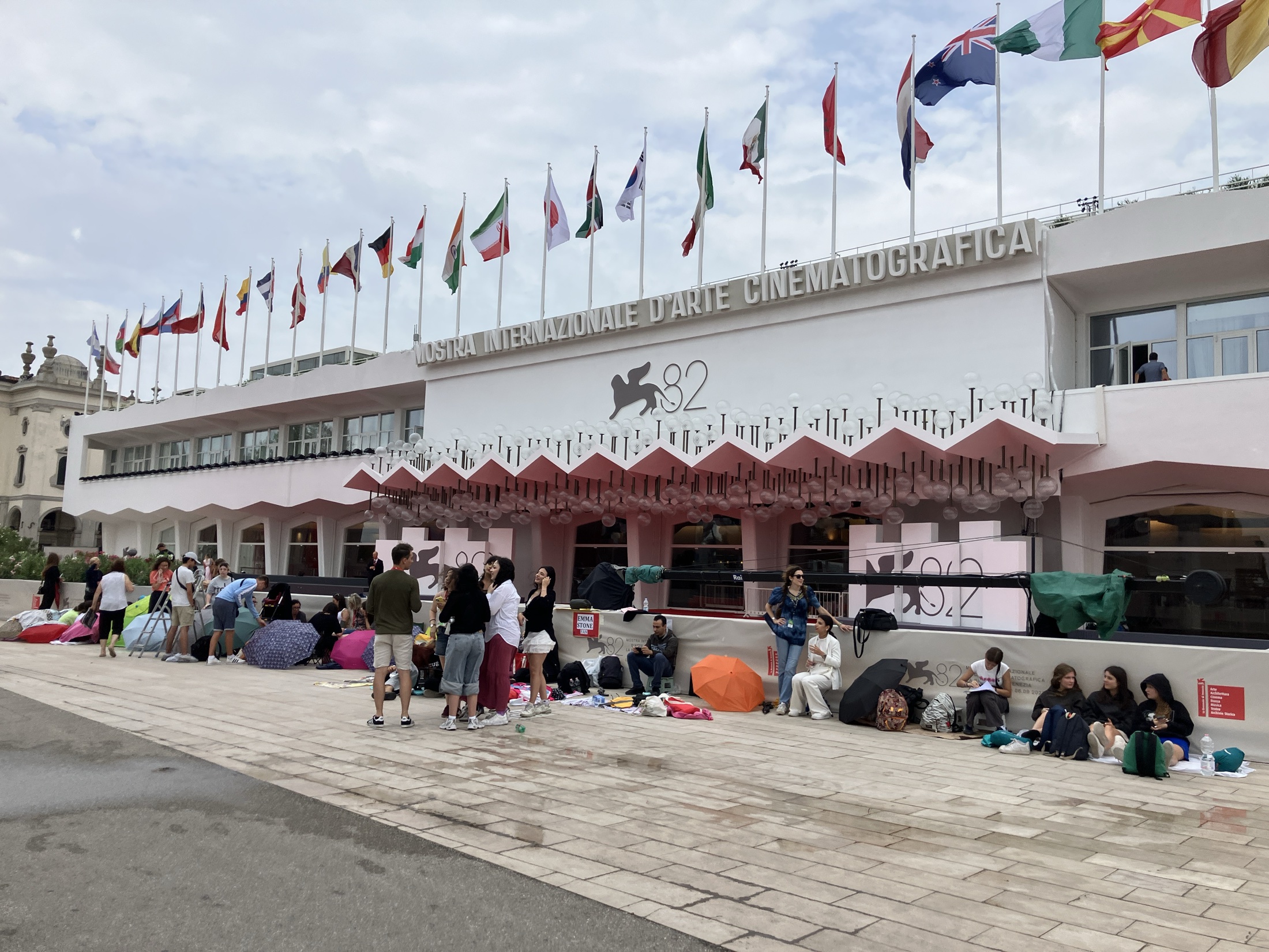 The Palazzo del Cinema during the Venice International Film Festival.